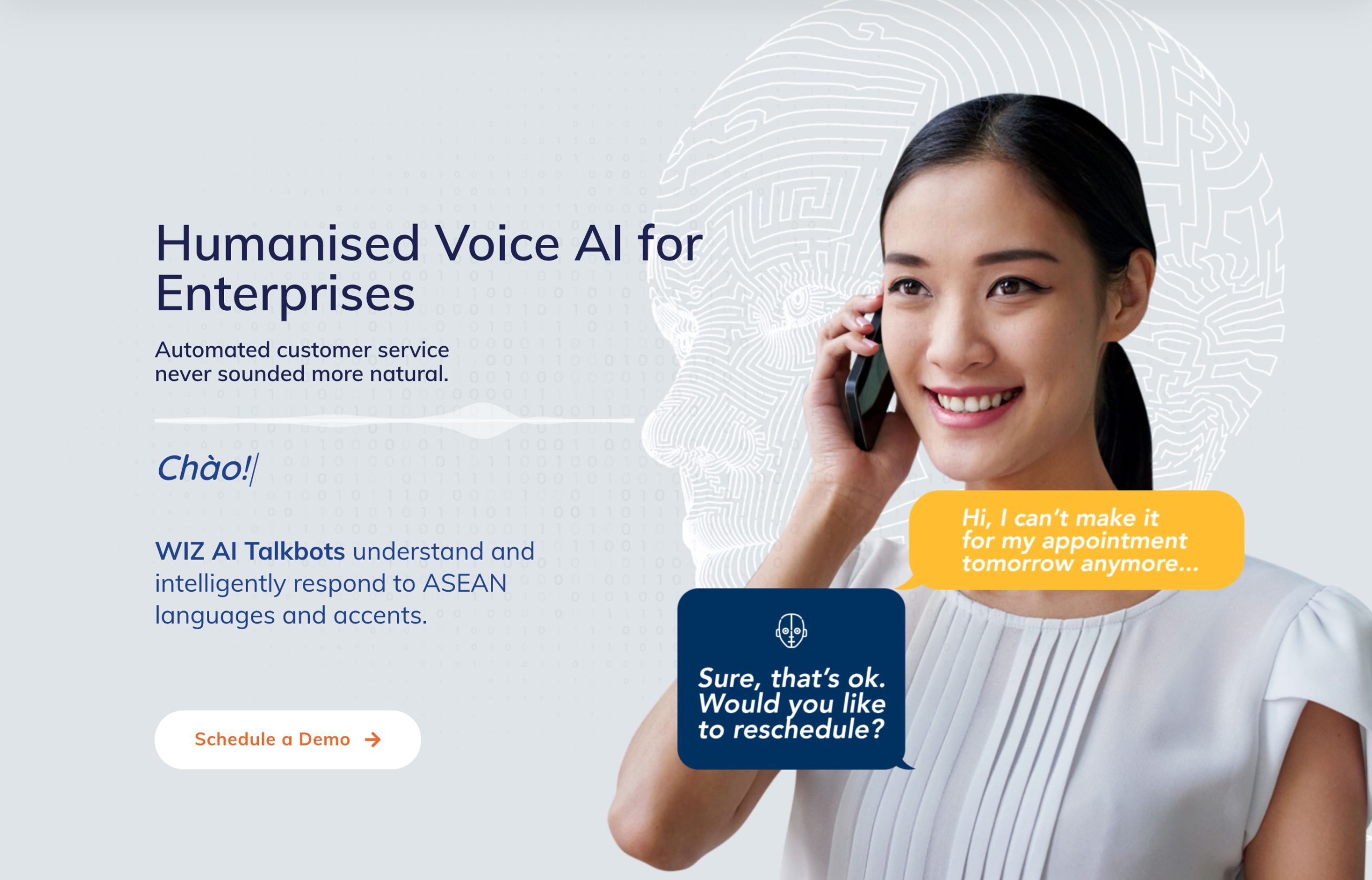Humanised Voice AI For Enterprises